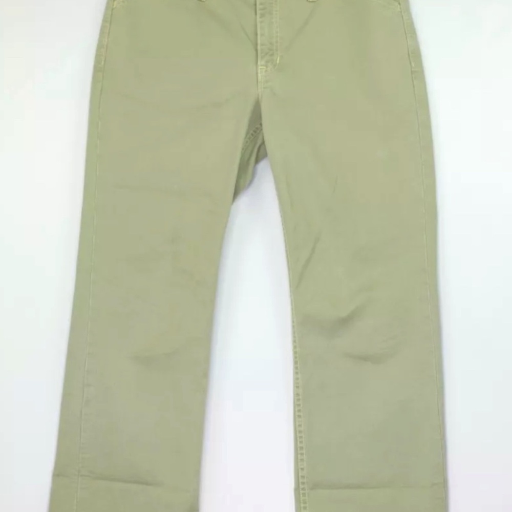 Low rise cropped gap ankle capri vintage y2k lime color size 14r